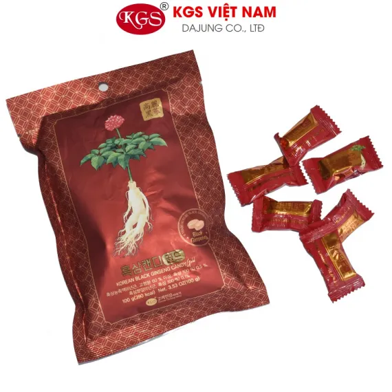 Kẹo Hắc Sâm KGS 100g