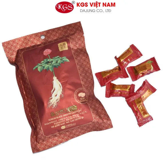 Kẹo Hắc Sâm KGS 100g