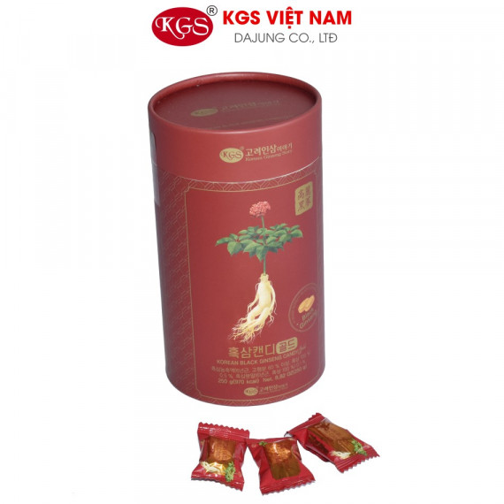 Kẹo Hắc Sâm KGS Hộp Giấy 250g