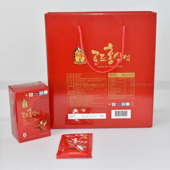 Nước Hồng Sâm Chén Dream Hàn Quốc Hộp 70 ml x 30 Gói Nước Hồng Sâm Chén Dream Hàn Quốc Hộp 70 ml x 30 Gói