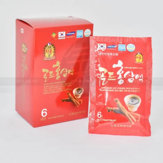 Nước Hồng Sâm Chén Dream Hàn Quốc Hộp 70 ml x 30 Gói Nước Hồng Sâm Chén Dream Hàn Quốc Hộp 70 ml x 30 Gói