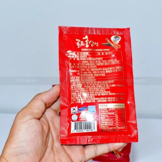 Nước Hồng Sâm Chén Dream Hàn Quốc Hộp 70 ml x 30 Gói Nước Hồng Sâm Chén Dream Hàn Quốc Hộp 70 ml x 30 Gói