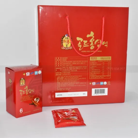 Nước Hồng Sâm Chén Dream Hàn Quốc Hộp 70 ml x 30 Gói Nước Hồng Sâm Chén Dream Hàn Quốc Hộp 70 ml x 30 Gói