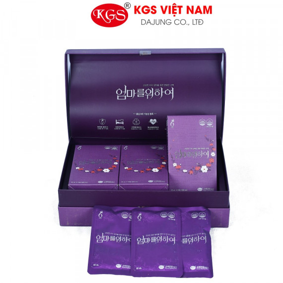 Nước Hồng Sâm KGS Dành Cho Phụ Nữ 50ml x 30 gói