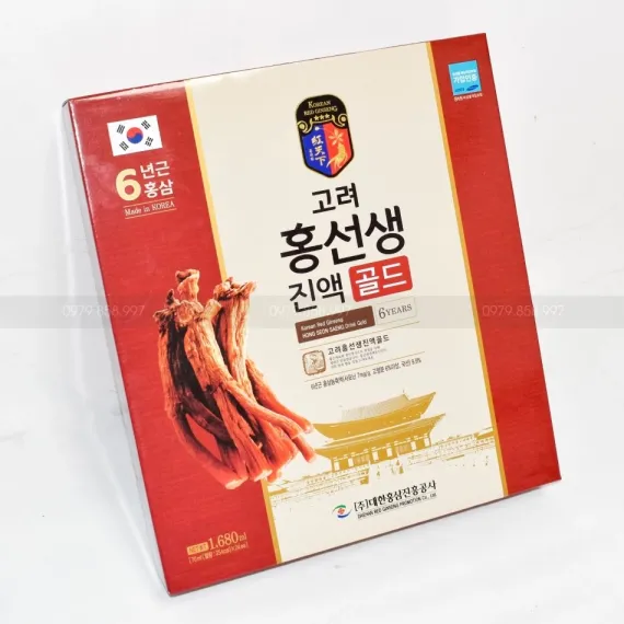 Nước hồng sâm Hàn Quốc Daehan 70ml x 24 gói