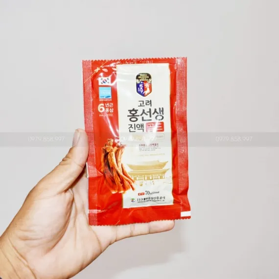 Nước hồng sâm Hàn Quốc Daehan 70ml x 24 gói