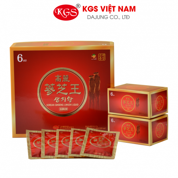 Nước hồng sâm linh chi KGS Hàn Quốc 60 gói