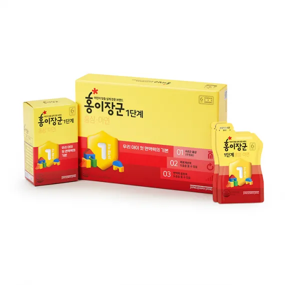 Nước Hồng Sâm Trẻ Em Jung Kwan Jang Step 1 15ml x 30 Gói Nước Hồng Sâm Trẻ Em Jung Kwan Jang Step 1 15ml x 30 Gói