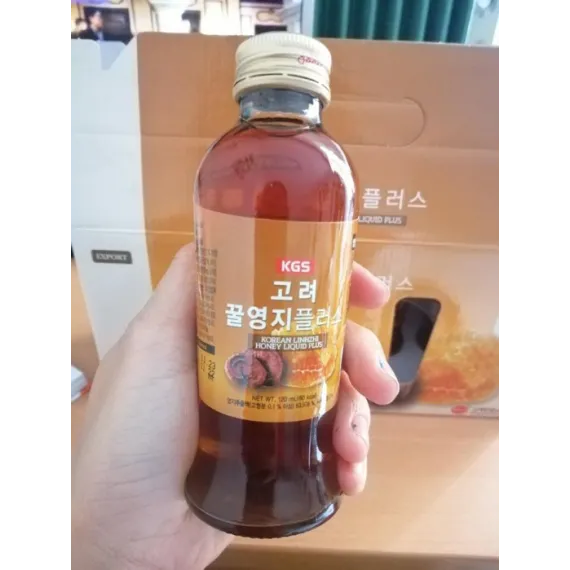 Nước linh chi mật ong 120ml x 10 chai KGS Nước linh chi mật ong 120ml x 10 chai KGS
