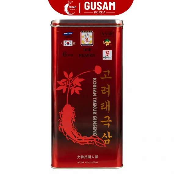 Thiên Sâm Chính Phủ Hàn Quốc Củ Khô VVIP 300g 10 củ