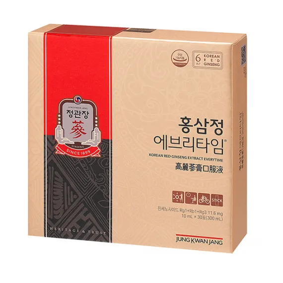 Tinh Chất Nước Hồng Sâm Everytime KGC Jung Kwan Jang 10ml x 30 Gói