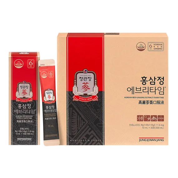 Tinh Chất Nước Hồng Sâm Everytime KGC Jung Kwan Jang 10ml x 30 Gói