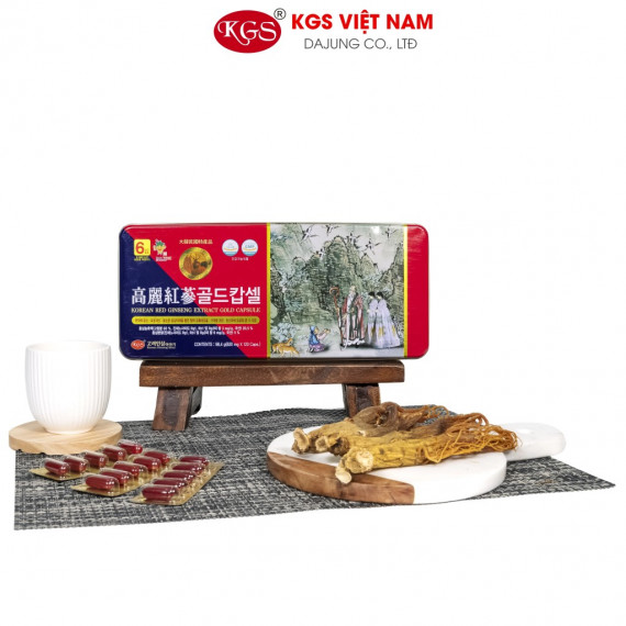 Viên sâm nhung linh chi cao cấp KGS Hàn Quốc 98.4g 830mg x 120 viên