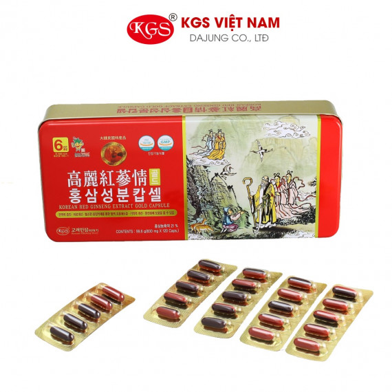 Viên sâm nhung linh chi KGS Hàn Quốc 99.6g 830mg x 120 viên