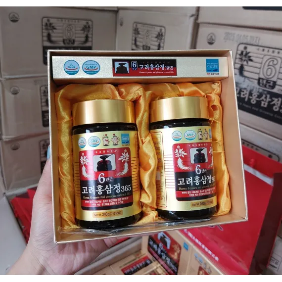 Cao hồng sâm 365 Hàn Quốc 240g x 2 hũ
