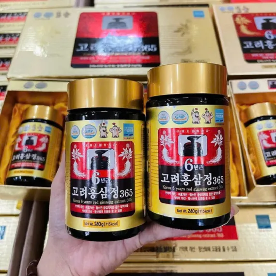 Cao hồng sâm 365 Hàn Quốc 240g x 4 hũ