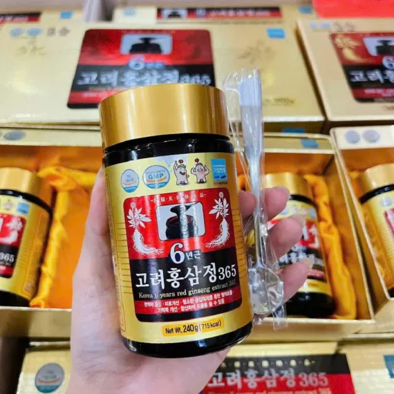 Cao hồng sâm 365 Hàn Quốc 240g x 4 hũ
