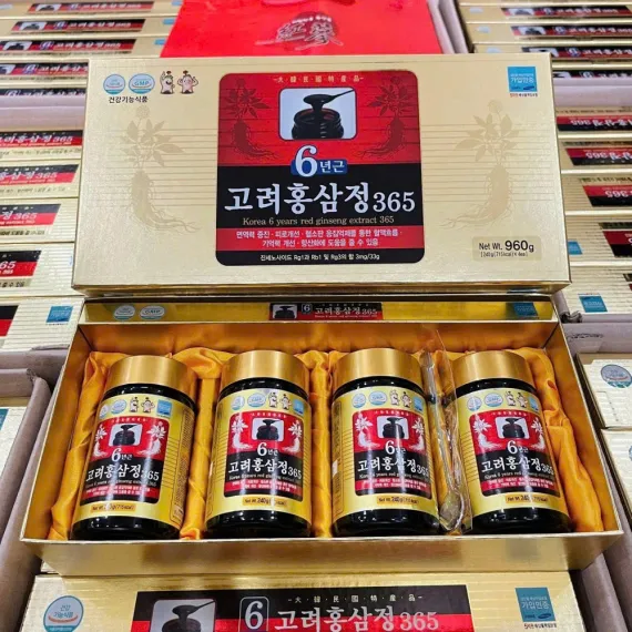 Cao hồng sâm 365 Hàn Quốc 240g x 4 hũ