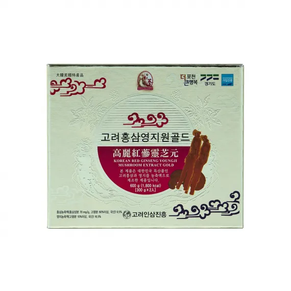 Cao Hồng Sâm Linh Chi Hàn Quốc Gold 300g x 2 Lọ