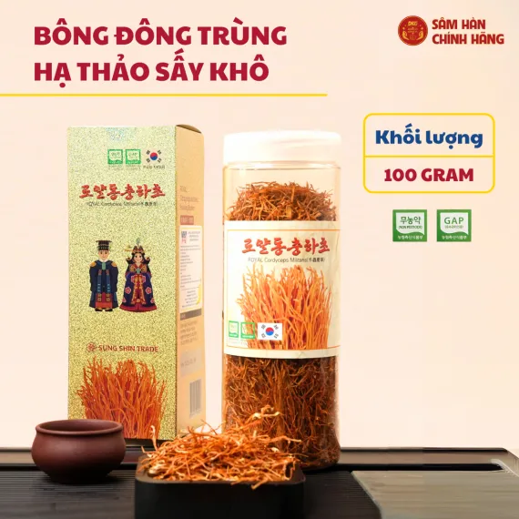 Đông trùng hạ thảo Daedong Militaris Hoàng Gia 100g
