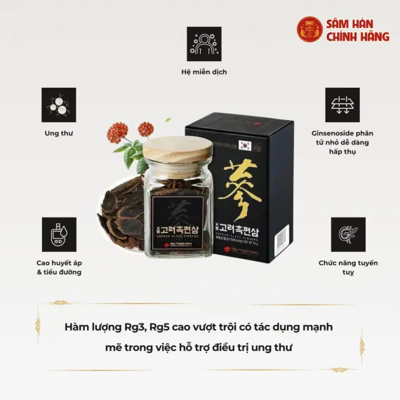Hắc sâm khô cắt lát 75g Hắc sâm khô cắt lát 75g