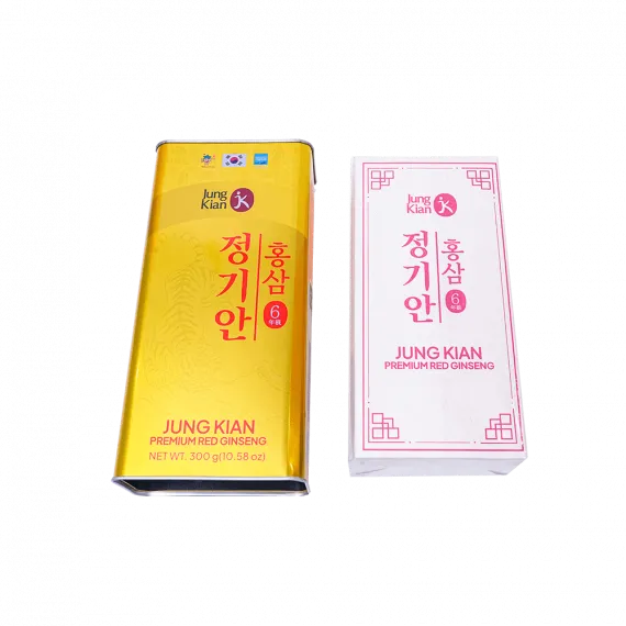 Hồng sâm củ khô Jung Kian 300g( hộp 11 - 20 củ)