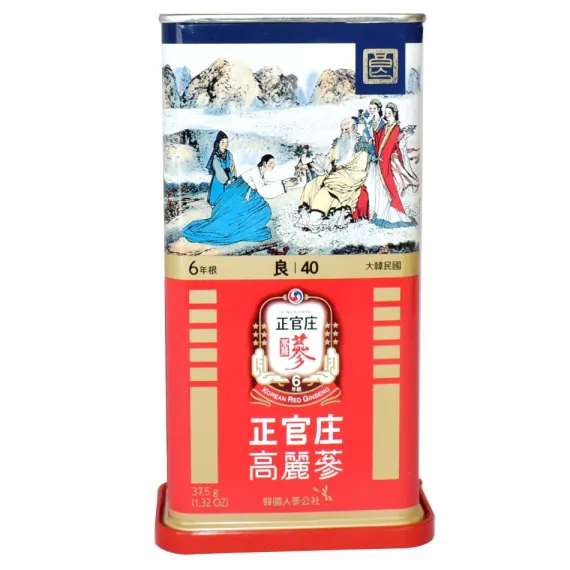 Hồng Sâm Củ Khô Jung Kwan Jang KGC Hàn Quốc 37,5g số 40 ( 3 củ )