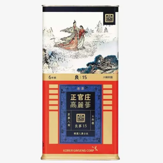 Hồng sâm củ khô KGC Jung Kwan Jang 300g số 15( hộp 10 củ) Hồng sâm củ khô KGC Jung Kwan Jang 300g số 15( hộp 10 củ)