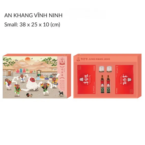 Hộp quà tặng hồng sâm KGC Jung Kwan Jang An Khang Vĩnh Ninh