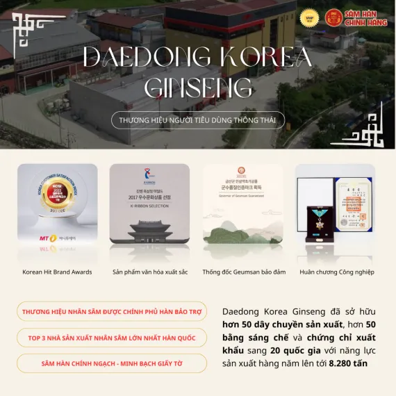 Hộp quà tặng hồng sâm Daedong mẫu sô 22