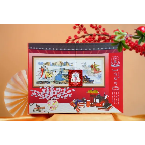 Hộp qua tặng hồng sâm KGC Jung Kwan Jang An Khang Vạn Thọ