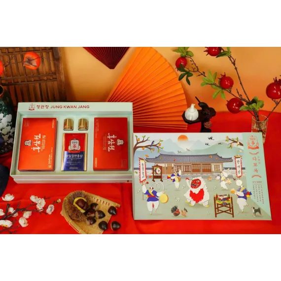Hộp quà tặng hồng sâm KGC Jung Kwan Jang Thuận Phong Vạn Lý