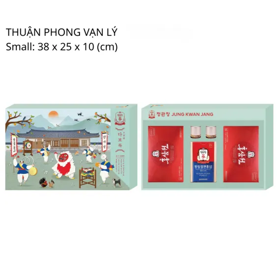 Hộp quà tặng hồng sâm KGC Jung Kwan Jang Thuận Phong Vạn Lý