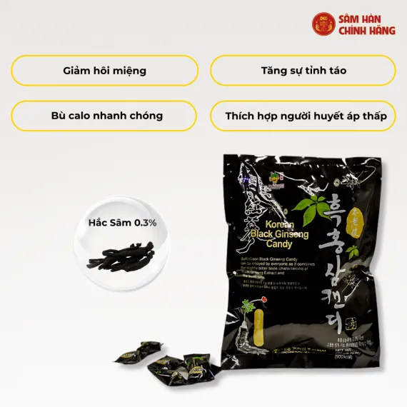 Kẹo hắc sâm Daedong 250g