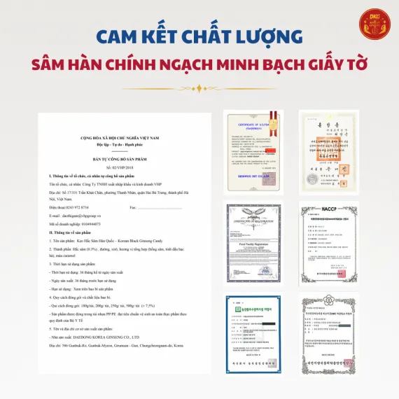 Kẹo hắc sâm Daedong 250g