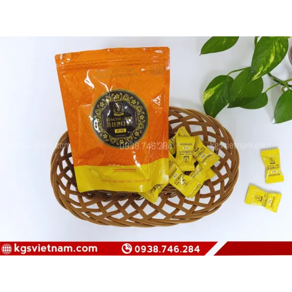Kẹo Hồng Sâm Không Đường Jung Kwan Jang 120g