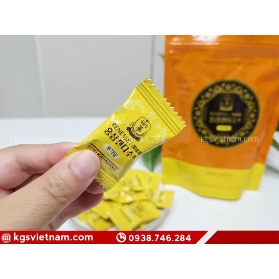 Kẹo Hồng Sâm Không Đường Jung Kwan Jang 120g