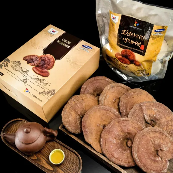 Nấm linh chi đỏ Pocheon Arirang Lingzhi Mushroom Hàn Quốc 1kg