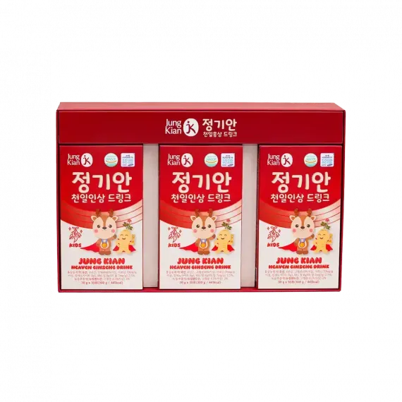 Nước hồng sâm nhung hươu trẻ em Jung Kian 30g x 30 gói