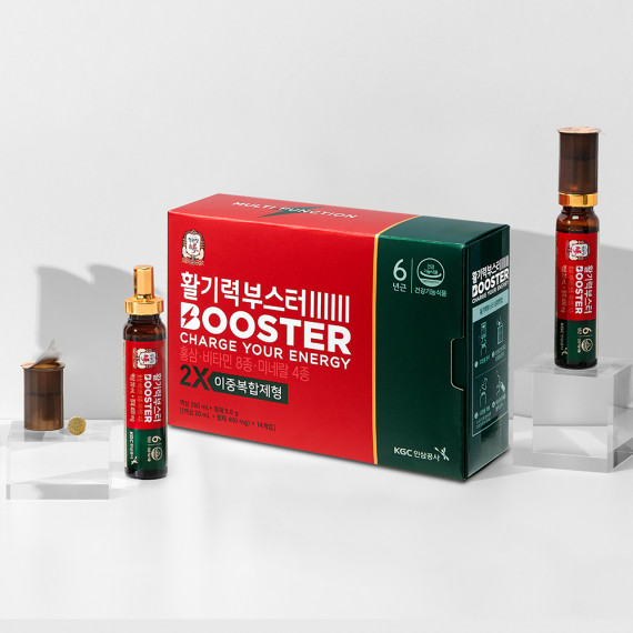 Nước hồng sâm Vital Tonic Bosster KGC Jung Kwan Jang 14 ống + 14 viên vitamin tổng hợp
