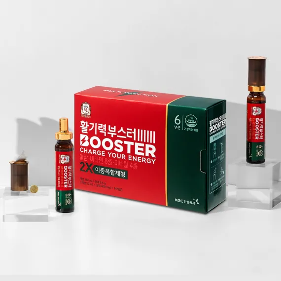 Nước hồng sâm Vital Tonic Bosster KGC Jung Kwan Jang 14 ống + 14 viên vitamin tổng hợp