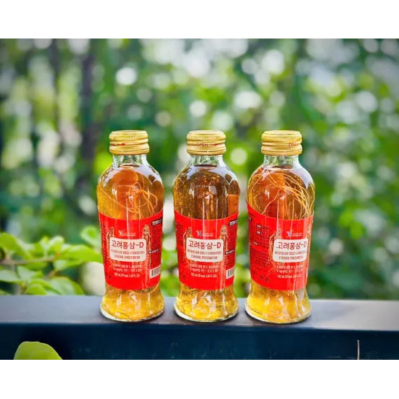 Nước hồng sâm có củ Kang's Food 120ml x 10 chai