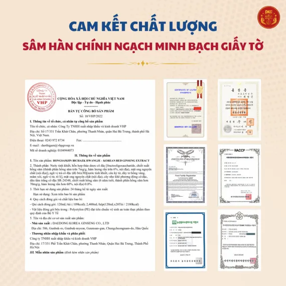 Nước hồng sâm Hoàng Đế Daedong 120ml x 20 gói