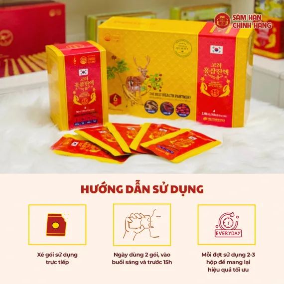 Nước hồng sâm nhung hươu Daedong 70ml x 30 gói