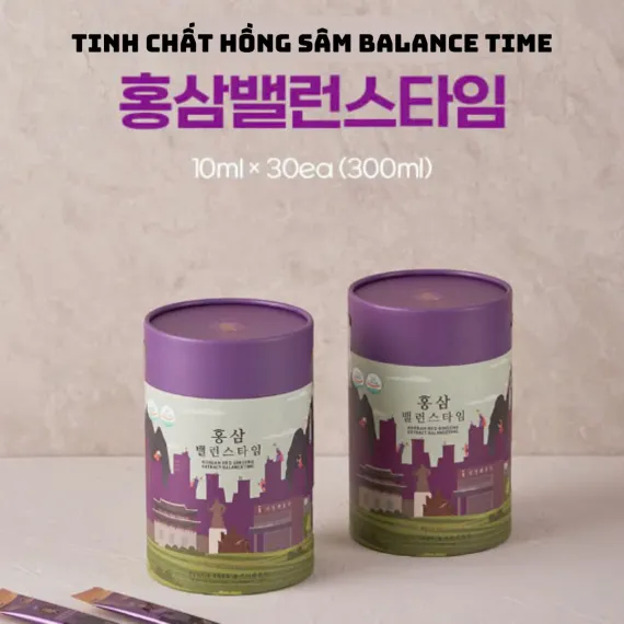 Tinh chất hồng sâm Extract Balance Time Kim’s 10ml x 30 gói