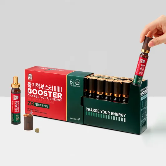 Nước hồng sâm Vital Tonic Bosster KGC Jung Kwan Jang 14 ống + 14 viên vitamin tổng hợp