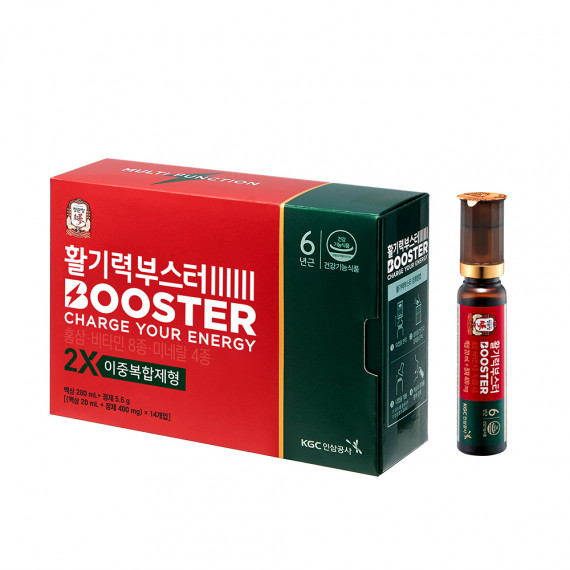 Nước hồng sâm Vital Tonic Bosster KGC Jung Kwan Jang 14 ống + 14 viên vitamin tổng hợp
