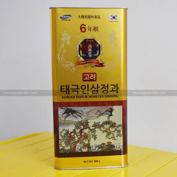 Thái Cực Sâm Mật Ong 600g Hàn Quốc Korean Taekuk Honeyed Ginseng Thái Cực Sâm Mật Ong 600g Hàn Quốc Korean Taekuk Honeyed Ginseng