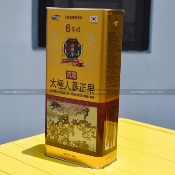 Thái Cực Sâm Mật Ong 600g Hàn Quốc Korean Taekuk Honeyed Ginseng Thái Cực Sâm Mật Ong 600g Hàn Quốc Korean Taekuk Honeyed Ginseng