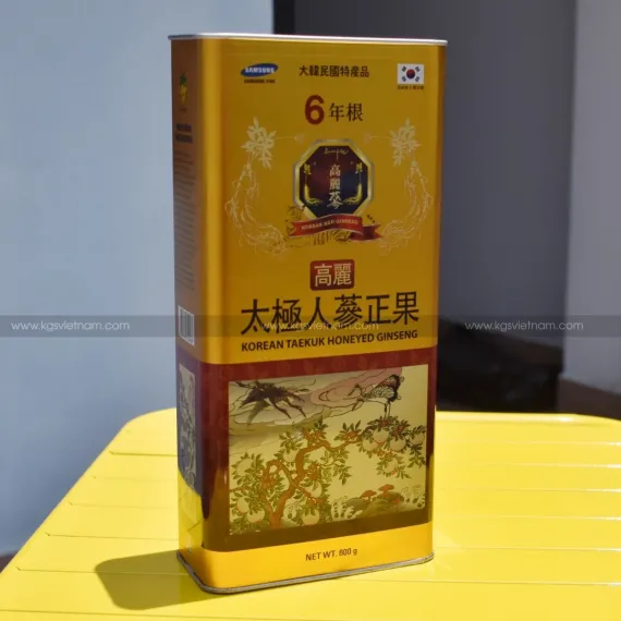 Thái Cực Sâm Mật Ong 600g Hàn Quốc Korean Taekuk Honeyed Ginseng Thái Cực Sâm Mật Ong 600g Hàn Quốc Korean Taekuk Honeyed Ginseng
